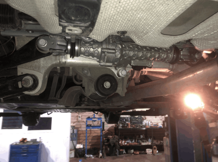 ustawienie geometrii po naprawie tylnej osi skrętnej