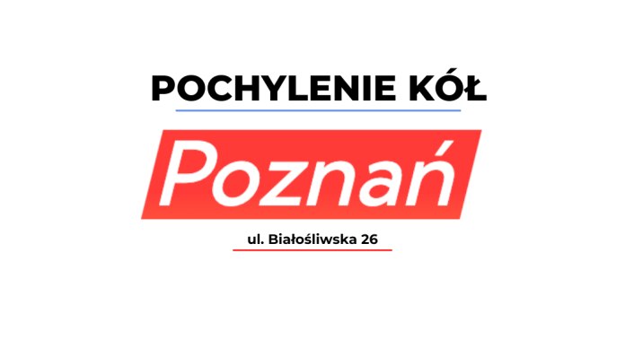 Pomiar i regulacja pochylenia kół 3D w Poznaniu – precyzyjna geometria zawieszenia John Bean