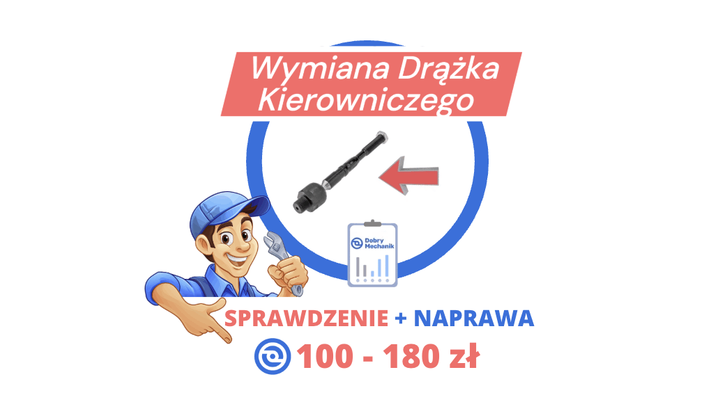 wymiana drążka kierowniczego Poznań Jeżyce – naprawa układu kierowniczego